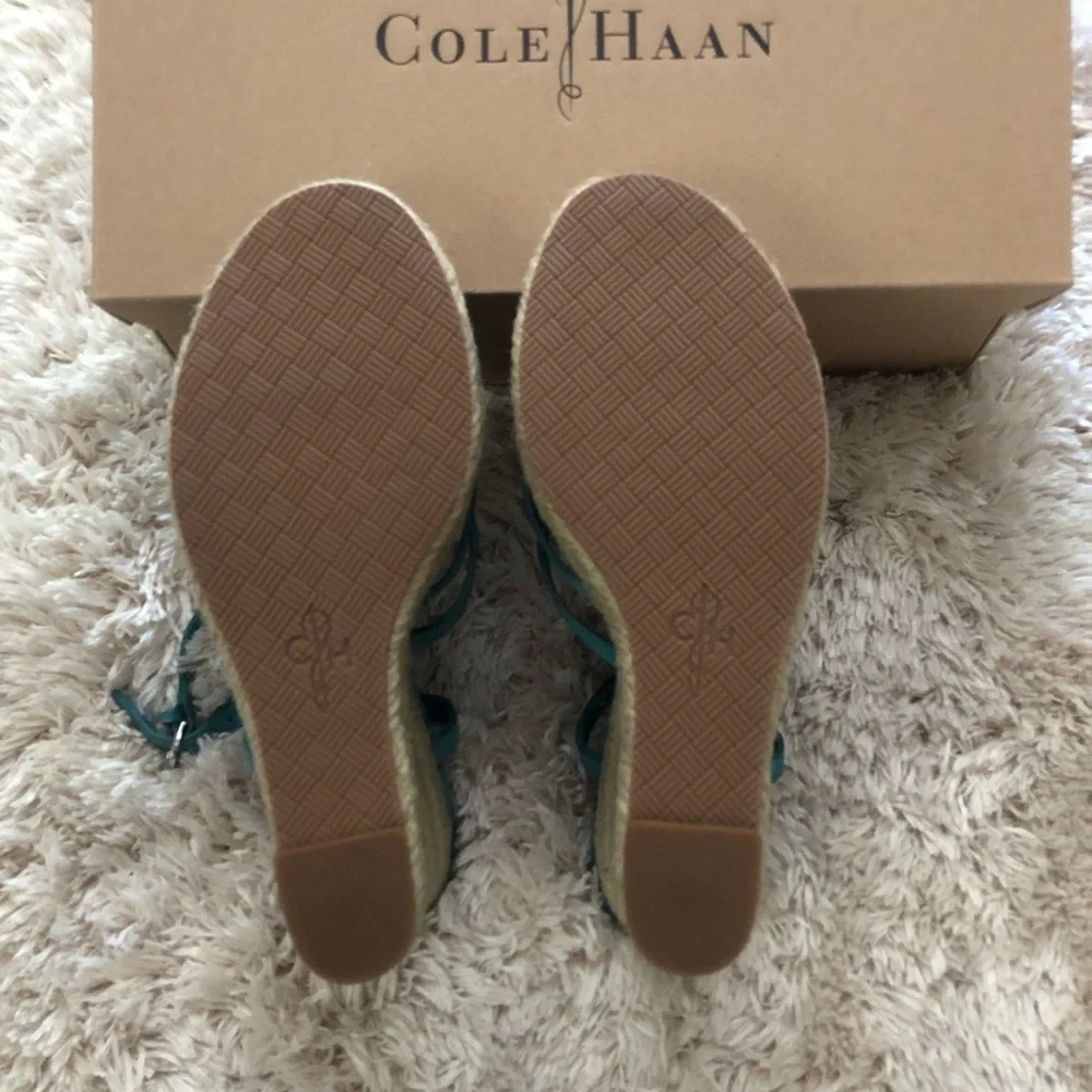 NWT Cole Haan blue espadrilles size 6